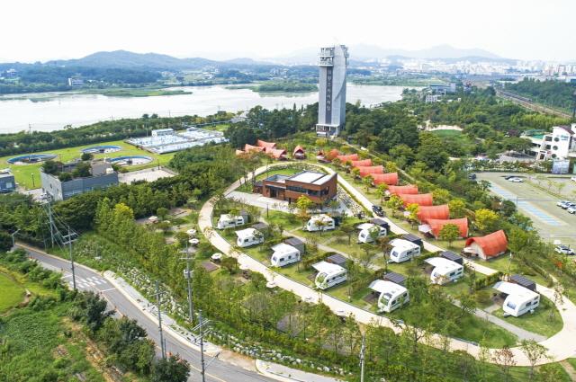 NSP통신-왕송호수캠핑장 전경. (사진 = 의왕시)