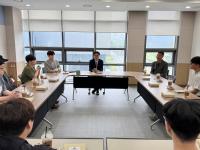 [NSP PHOTO]오경준 대구경북병무청장, 대구경북과학기술원  방문 소통 간담회 실시