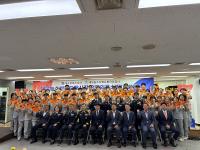 [NSP PHOTO]대구농수산물유통관리공사, 도매시장 최초 전문의용소방대 발대식 개최