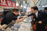 [NSP PHOTO]우원식 국회의장, 민생현장 공릉동 도깨비시장 방문