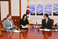 [NSP PHOTO]우원식 국회의장, 게오르크 빌프리트 슈미트 주한독일대사 접견