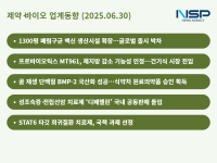 [NSP PHOTO][제약·바이오업계동향]SK바사 백신 공장 증축·메디톡스 체지방 감소 프로바이오틱스 허가
