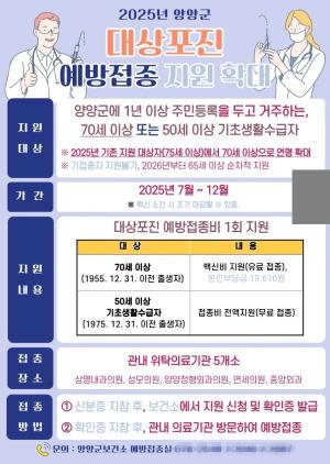 NSP통신-하반기 대상포진 예방접종 안내문. (이미지 = 양양군)