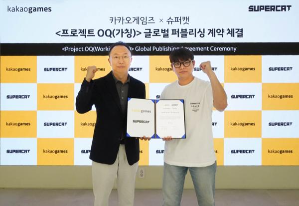[NSP PHOTO]카카오게임즈, 슈퍼캣 신작 프로젝트 OQ 퍼블리싱 계약 체결