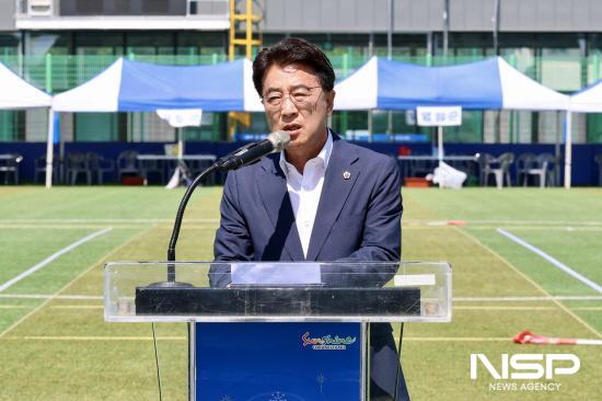NSP통신-김태균 의장 기념사 (사진 = 전남도의회)