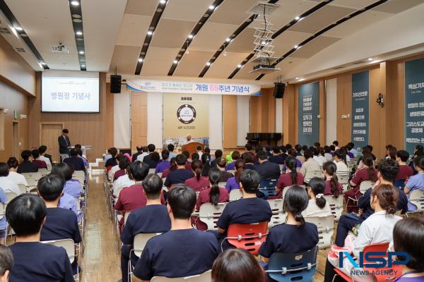 NSP통신-대구파티마병원은 2일 본관 4층 링크홀에서 개원 69주년 기념식을 개최했다. (사진 = 대구파티마병원)