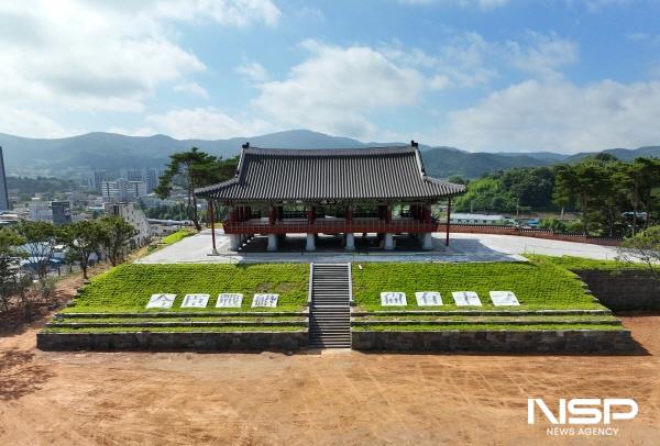 NSP통신-오는 10월까지 열선루를 중심으로 한 신흥동산 종합개발사업을 마무리할 계획이다-열선루 중건 사업 현황(2025. 7. 2. 기준) (사진 = 보성군)