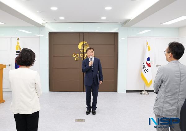 NSP통신-차광인 신임 영양군 부군수가 7월 1일자로 취임해 본격적인 업무를 시작했다. (사진 = 영양군)