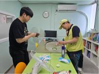 [NSP PHOTO]광양제철소, 지역아동센터 환경개선으로 아이들에게 시원한 여름 선물