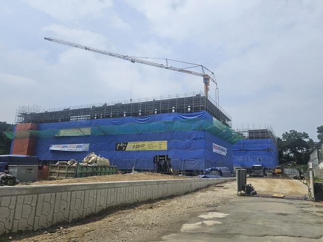 NSP통신-경기오산소프트웨어고등학교 건축 현장 모습. (사진 = 경기도교육청)