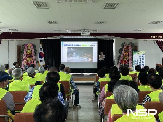 NSP통신-어르신 대상 찾아가는 교통안전 교육·홍보 (사진 = 전남경찰청)