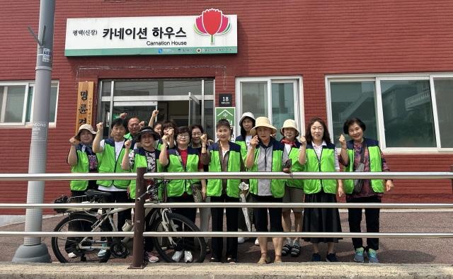 NSP통신-신장2동 폭염 대비 무더위 쉼터 현장 점검 모습. (사진 = 평택시)