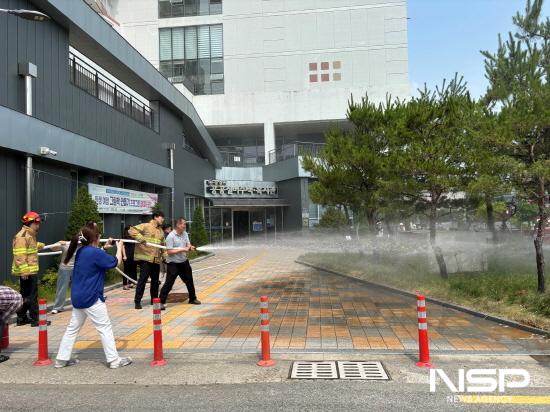 NSP통신-광양공공실버주택 합동 소방 훈련 (사진 = 광양시청)