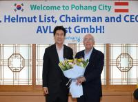 [NSP PHOTO]포항시, 세계 최대 파워트레인 기업 AVL과 수소 산업 협력 논의