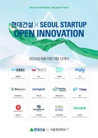 [NSP PHOTO]현대건설, 혁신 기술 보유 12개 스타트업 선정