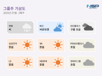 [NSP PHOTO][그룹주 기상도]영풍 비·현대차그룹 흐림