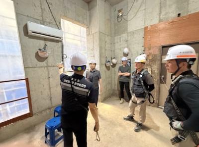 [NSP PHOTO]수원시 폭염 대응 공사장 특별 점검 실시