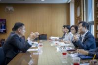 [NSP PHOTO]김재욱 칠곡군수, 경북도청 방문...도비 확보 위한 현안사업 적극 건의