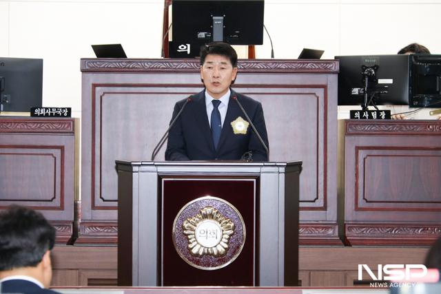 NSP통신-15일 배정수 화성시의회 의장이 발언을 하고 있다. (사진 = 조현철 기자)