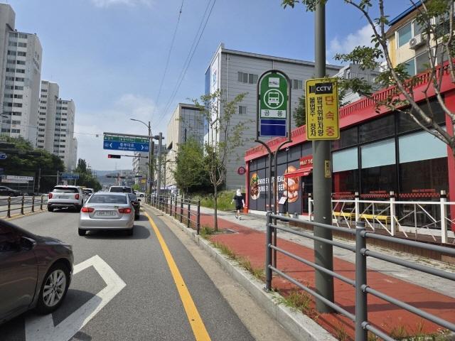 NSP통신-용인특례시 처인구 명지대사거리 84번 시내버스 신설 정류장. (사진 = 용인특례시)