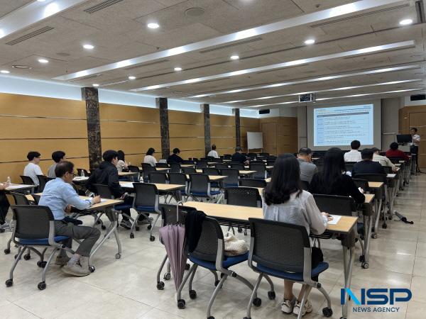 NSP통신-구미상공회의소 경북FTA통상진흥센터는 대한상공회의소와 공동으로 지난 17일 경북지역 수출입 및 FTA 담당자를 대상으로 FTA원산지 사후검증 대응교육을 개최했다. (사진 = 구미상공회의소)