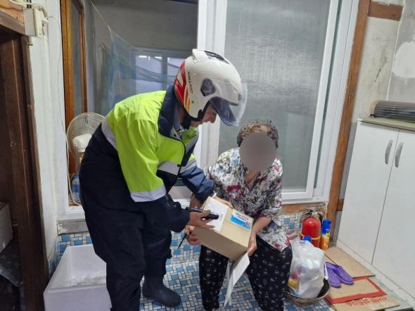 [NSP PHOTO]안동시, 안부살핌 우편서비스 개시