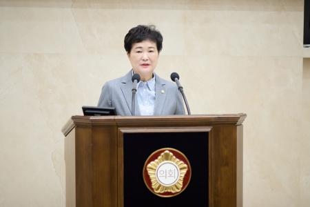 NSP통신-5분 자유발언하는 남홍숙 용인시의원. (사진 = 용인특례시의회)