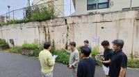 [NSP PHOTO]이재준 수원시장, 권선구 붕괴 우려 외벽 긴급 점검