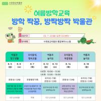[NSP PHOTO]수원광교박물관, 여름방학 역사·생태 교육프로그램 운영