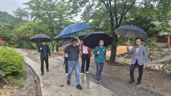 NSP통신-영주시 재난 인명피해 우려지역 긴급 점검, 부석면 야영시설 집중 점검, 마구령터널 개통에 따른 관광 활성화 방안도 모색 (사진 = 영주시)