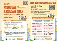 [NSP PHOTO]고양시, 2025년 주민등록 사실조사 실시