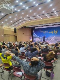 [NSP PHOTO]예천군청, 사무실 체조로 활기찬 하루 시작