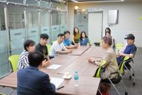 [NSP PHOTO]정기명 여수시장, 골목상권 회복 위한 상인 의견 청취