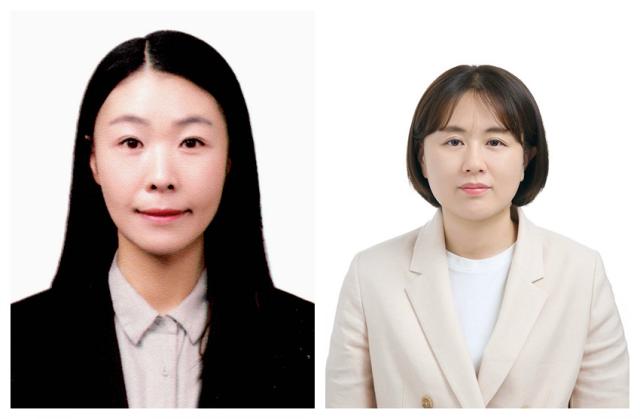 NSP통신-김원경 주무관(왼쪽), 원소희 교사. (사진 = 강원도교육청)