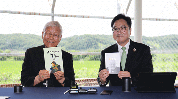 NSP통신-유흥식 천주교 추기경(좌)과 우원식 국회의장(우) (사진 = 국회의장 공보 수석실)