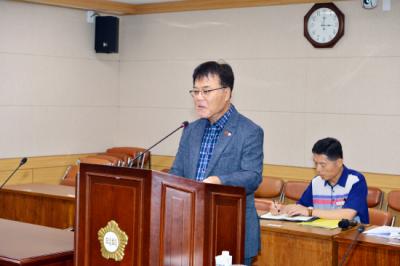 [NSP PHOTO]정회기 광양시의원  광양시 인공지능AI산업 육성 및 지원에 관한 조례안 본회의 통과