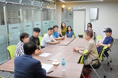 [NSP NEWS Image]정기명 여수시장 골목상권 회복 위한 상인 의견 청취