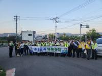 [NSP PHOTO]광양경찰 읍내지구대, 교통안전‧기초질서확립 캠페인 실시