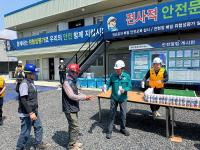 [NSP PHOTO]대구도시개발공사, CEO 주관 찾아가는 건설현장 폭염대응 캠페인