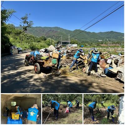 [NSP PHOTO]국토안전관리원 경남 산청군 시천면 수해 복구 활동지원