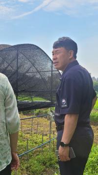 [NSP PHOTO]고용부 안산지청, 외국인근로자 농가 방문해 현장 지도점검