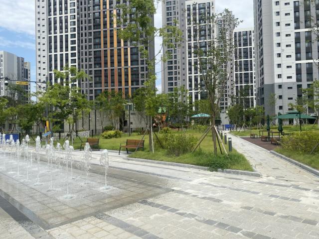 NSP통신-용인특례시 처인구 고림진덕지구 무지개구름 소공원 전경. (사진 = 용인특례시)