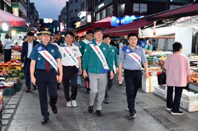 [NSP PHOTO]안산시 열대야 속 외국인 밀집 지역 민관경 특별 합동 순찰