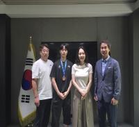 [NSP PHOTO]대구과학대 배드민턴 선수단 박시현 선수, 제32회 2025 하계 세계대학경기대회 동메달 쾌거