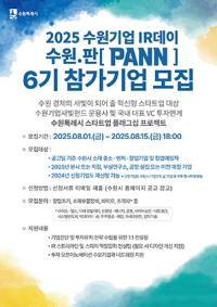 [NSP PHOTO]수원시, 2025 수원.판(PANN) 6기 참여 기업 모집