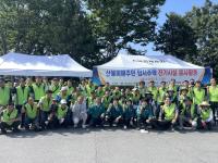 [NSP PHOTO]한국전기기술인협회 경북동도회, 영양군 이재민 위해 산불 피해 임시창고 전기 연결 자원봉사