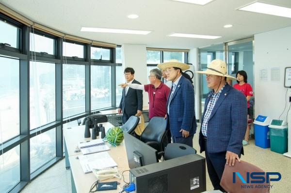 [NSP PHOTO]주낙영 경주시장, 해수욕장 현장 점검 나서