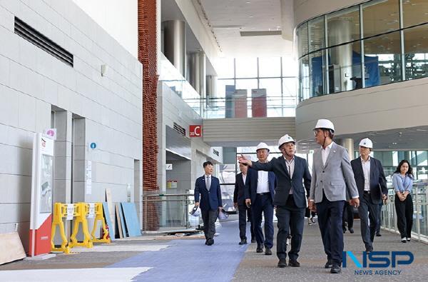 [NSP PHOTO]최휘영 문체부장관, 취임 첫날 경주 에이펙(APEC) 현장 점검 나서