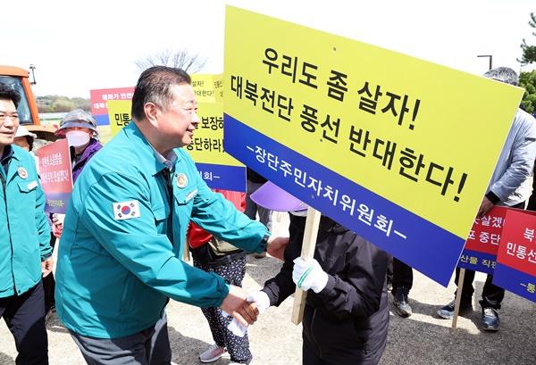 [NSP PHOTO]파주시, 국방부의 대북 확성기 철거 환영
