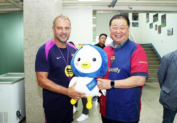 [NSP PHOTO]FC바르셀로나, 파주 NFC서 공식 훈련 진행